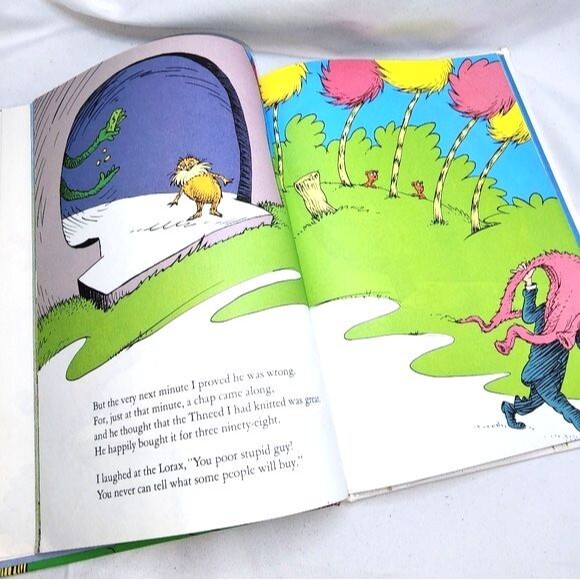 Vintage "The Lorax" by Dr. Seuss, Copyright 1971 Children's Book - Picture 2 of 7